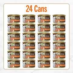 Fancy Feast Savory Centers Chicken Pate Wet Cat Food – 24 Pack 3 oz Cans
