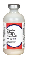 Bar-Vac® CD/T – Enterotoxemia & Tetanus Vaccine for Sheep, Goats, and Cattle