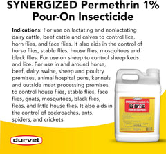Synergized Permethrin 1% – Broad Spectrum Insect Control for Livestock