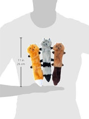 ZippyPaws Skinny Peltz Dog Toy Small 3 pack