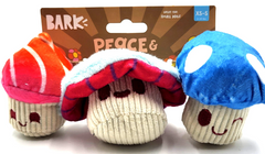 Bark Alice’S Magic Mushrooms Dog Toy Extra Small / Small