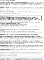 Durvet® DuraMectin™ Paste – Broad-Spectrum Dewormer for Horses