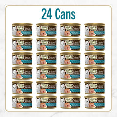 Fancy Feast Savory Centers Tuna Pate Wet Cat Food – 24 Pack 3 oz Cans