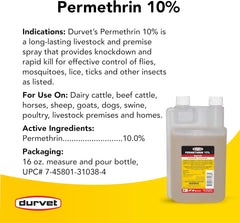 Durvet® Permethrin 10% – Livestock & Premise Insecticide