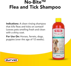 Durvet® No-Bite™ Flea & Tick Shampoo – 12 oz
