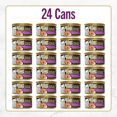 Fancy Feast Savory Centers Beef Pate Wet Cat Food – 24 Pack 3 oz Cans