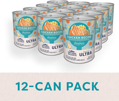 Natural Balance Original Ultra Adult Wet Dog Food, Chicken Formula with Brown Rice, Carrots & Potatoes, 13 Ounce Can (Pack of 12)