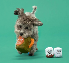 Bark Sniff Miss Cocoa Mug Marshmallow Plush Dog Toy Extra Small / Small