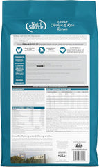 NutriSource Adult Chicken & Rice Small Bites Dog Food 15lb