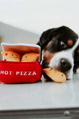 ZippyPaws Burrow for Small & Medium Dogs- Pizza Box