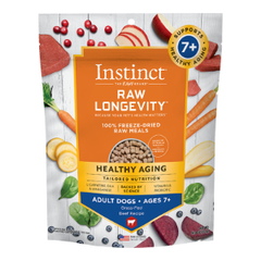 INSTINCT DOG LONGEVITY FREEZE-DRIED GRAIN FREE SENIOR BEEF 16OZ