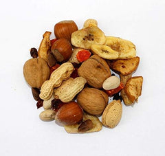 Fruit & Nut Mix Treat, 4.0 Oz Bag - Real Fruit and Nuts for Birds - Cockatiels, Parrots, Macaws, Conures