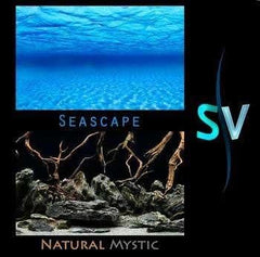 Seaview AVWBGSS118 Seaview Seascape/Natural Mystic Aquarium Background, 18-Inch