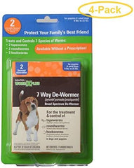 Sentry Worm X Plus - Small Dogs 2 Count - Pack of 4