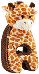 Outward Hound by Charming Pet Cuddle Tugs Giraffe Plush Squeaky Dog Toy