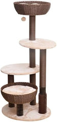 PetPals Group Pharaoh Multi-Functional Handwoven Cat Tree with Scratching Posts, 48.5" H