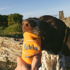 ZippyPaws - Squeakie Can Dog Toys, Stuffing Squeaker Plush Beverage Dog Toy - Fetcha