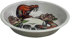 Multi Pet 48593243: Komodo Skull & Snake Bowl, 15Cm