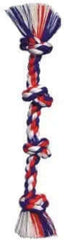 Mammoth Flossy Chews Color Rope Tug – Premium Cotton-Poly Tug Toy for Dogs – Interactive Dog Rope Toy – Tug Dog Chew Toy