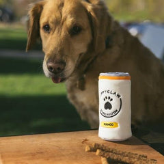 ZippyPaws - Squeakie Can, Stuffing Squeaker Plush Beverage Dog Toy - Zippy Claw