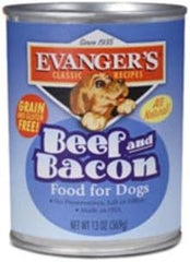 Evanger's Dog & Cat Food, Classic Beef And Bacon, 12.8 oz, 12 pk