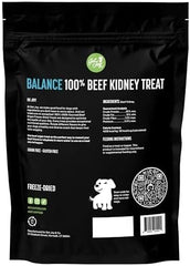 Get Joy Freeze Dried Superfood 100% Beef Kidney Dog Treats, 16 Ounce Bag, Single Ingredient Organ Meat, High Protein, Immune Health, Muscle Repair, Grain Free, Gluten Free, Made in USA