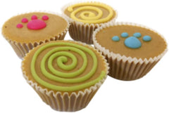 Claudia's Canine Bakery Peanut Butter Cups - Pastel Swirls & Paws Bakery Box, 12 ct