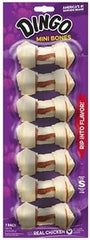 Dingo Knotted Rawhide Bones Mini, 1ea/2.3 oz, 7 pk