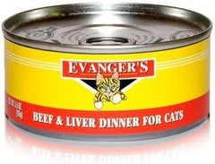 Evanger's Canned Cat Food 5.5 oz Cans - Case of 24 Canned Food