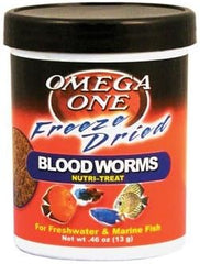 Omega One Freeze Dried Blood Worms
