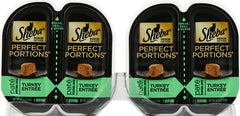 SHEBA Perfect Portions Paté Wet Cat Food Tray (1 Count, 2 Servings), Roasted Turkey Entrée 2.6-oz