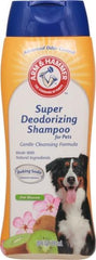 Arm & Hammer Deodorizing Dog Shampoo for Smelly Dogs & Puppies with Baking Soda - Tearless, Moisturizing Dog Shampoo for Sensitive Skin - Dog Odor Shampoo - Kiwi Blossom Scent, 20 Fl Oz