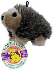 Aspen Pet Multicolored Hedgehog Plush Hedgehog Dog Toy Medium