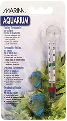 Marina Floating Thermometer for Betta Fish Tank with Suction Cup, Aquarium Thermometer