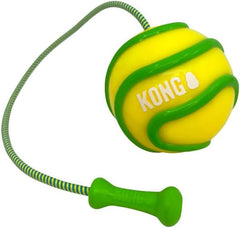 KONG Bunji High-Viz Brightly Colored Glow in The Dark High Visibility Fetch and Retrieve Durable Bouncy Ball Assorted