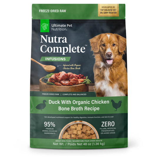 Nutra Complete Plus Bone Broth Dog Food Duck