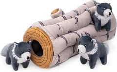 ZippyPaws Zippy Burrow Dog Toy Artic Wolf (size: XL)