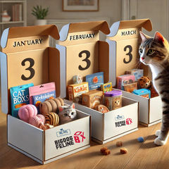 Big Dog Feline Cat Box - Ultimate New Surprising Treat & Toys for Cats Every Time You Order