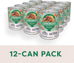 Natural Balance Original Ultra Adult Wet Dog Food, Lamb Recipe with Potatoes, Brown Rice & Carrots, 13 Ounce Can (Pack of 12)