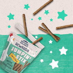 Natural Balance Limited Ingredient Rewards Jumpin' Stix, Grain-Free Dog Treats for Adult Dogs of All Breeds, Chicken Recipe, 4 Ounce (Pack of 1)