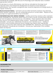 Durvet® DuraMectin™ Paste – Broad-Spectrum Dewormer for Horses