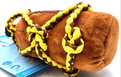 Bark Barkbeard's Rum Bottle Plush Dog Toy Brown