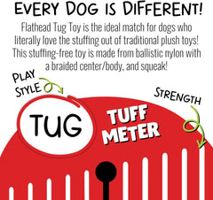 Jolly Pets® Flatheads Tug Dog Toy – Monkey