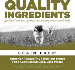 NutriSource Grain Free Dry Dog Food, Small Bites, Chicken and Peas, 12LB