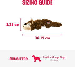KONG Scrunch Knots Squirrel Dog Toy Medium/ Large Dog
