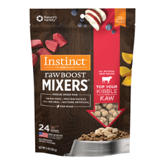INSTINCT DOG FREEZE-DRIED RAW BOOST MIXER GRAIN FREE BEEF