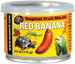 Zoo Med Tropical Friut Mix-ins Red Banana Reptile Treat