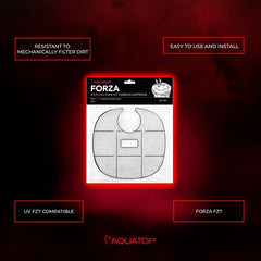 Aquatop Replacement Carbon Cartridges – Fits Forza FZ7 Canister Filters – Aquarium Filter Refills for Dirt & Waste – Crystal Clear Water – FZ7-RCI