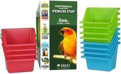 A & E Cages Universal Food and Water Cups Display Assorted 12 count