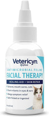 Vetericyn Plus Feline Facial Therapy | Healing Aid and Skin Repair for Different Cat First Aid Needs, Including Cat Acne, Cat Ear and Eye Problems. 2 Ounces